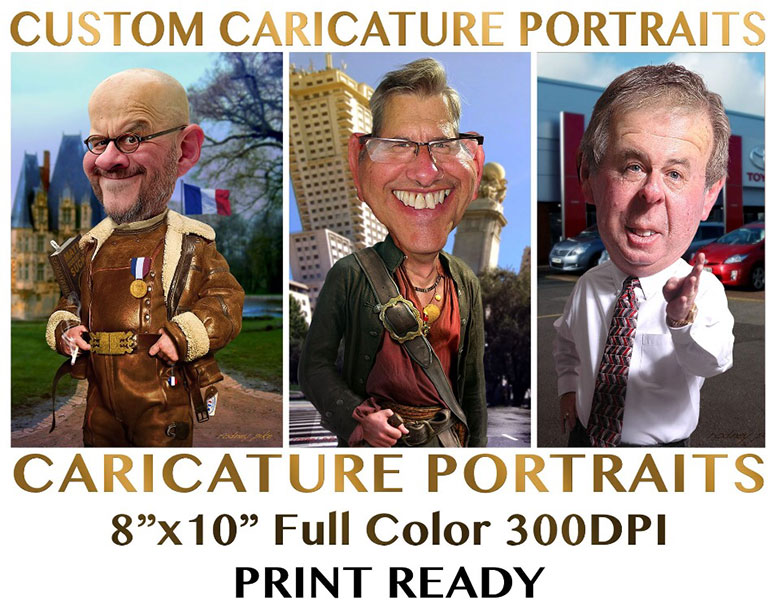 Custom Caricature Portraits