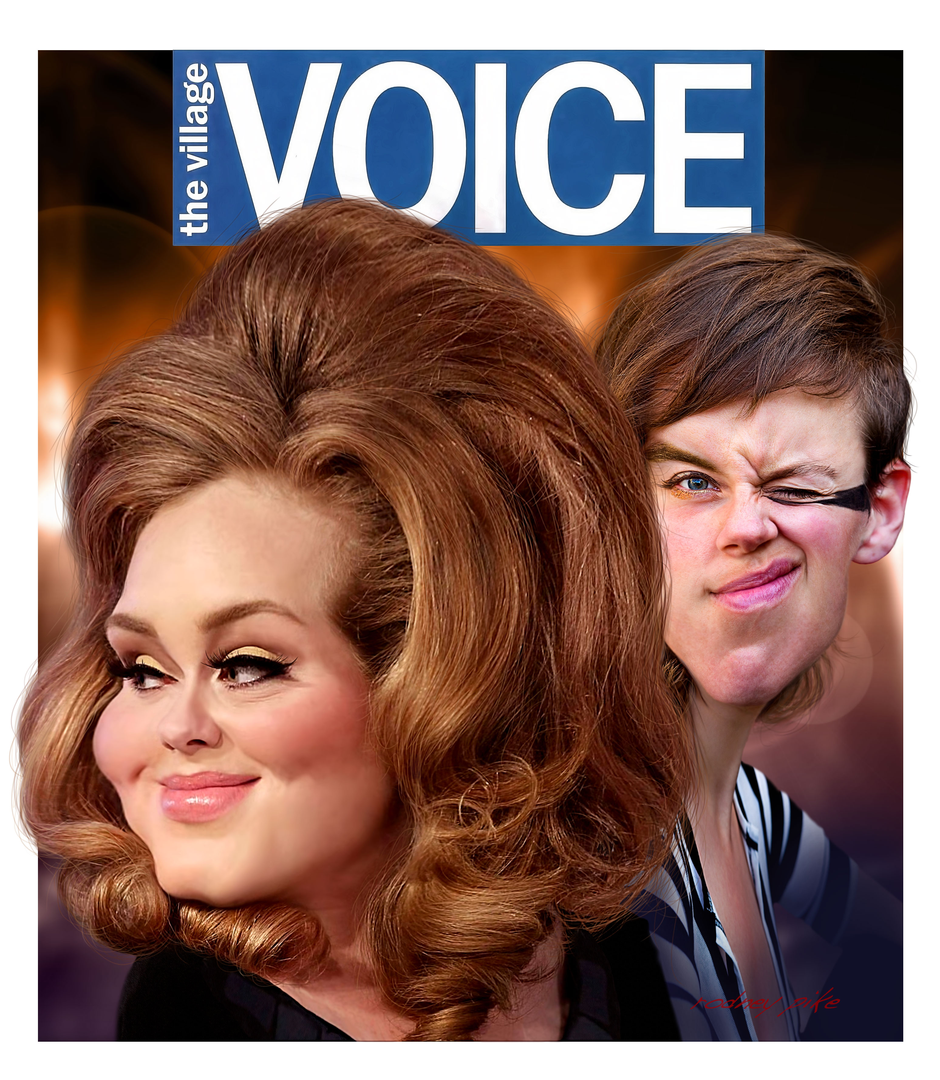 The Village Voice 3096 x 3554 Rodney Pike Art