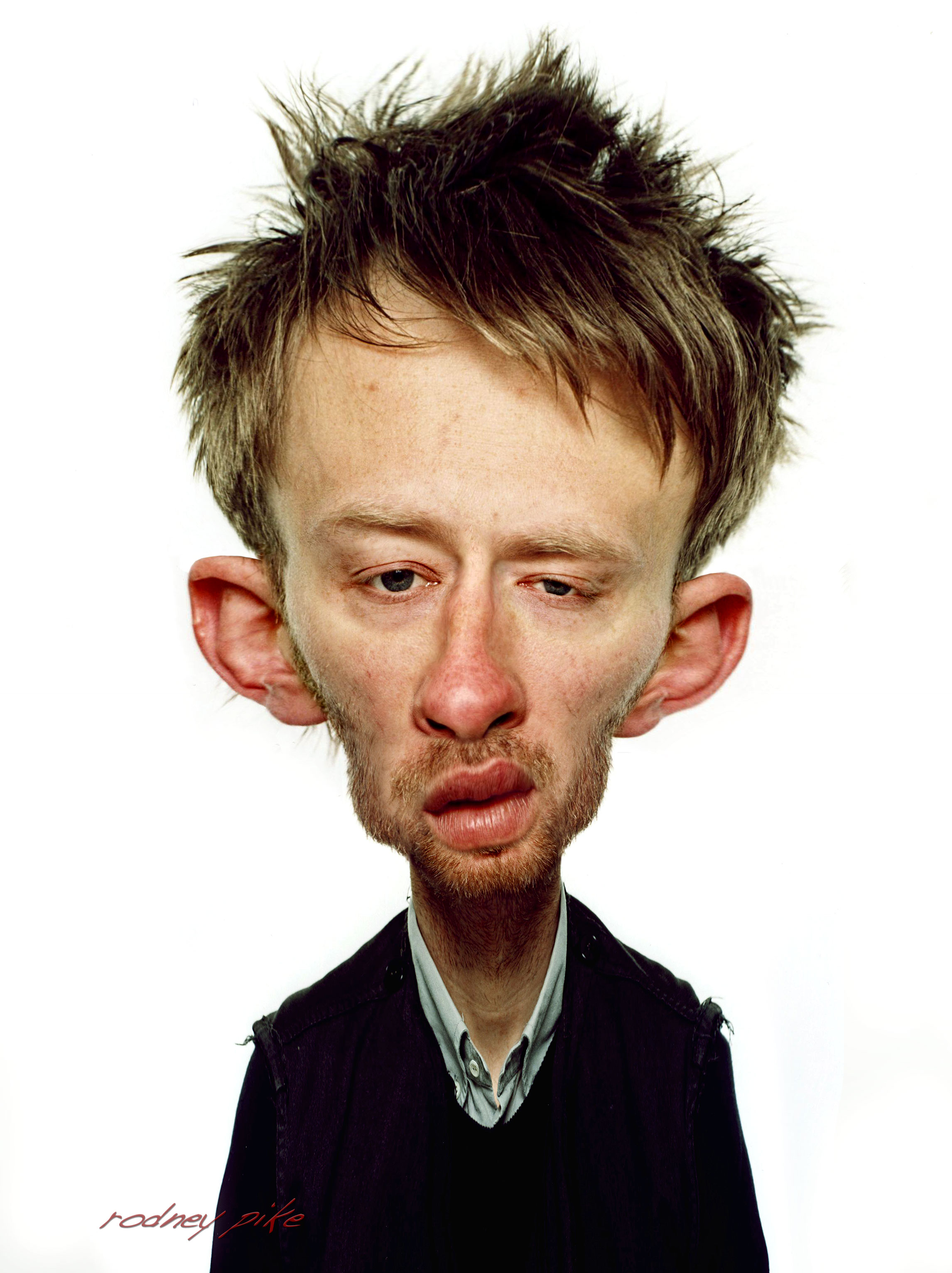 Thom Yorke Thom Yorke 2292 x 3065 - Rodney Pike Art